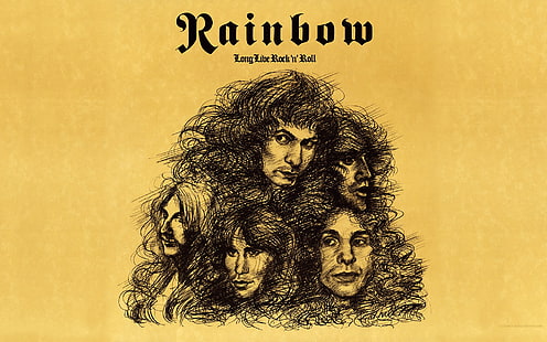 Groupe (Musique), Rainbow, Couverture de l'album, Hard Rock, Heavy Metal, Métal, Fond d'écran HD HD wallpaper