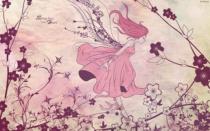 artistic, 1920x1200, Spring, fairy, Spring fairy, HD wallpaper