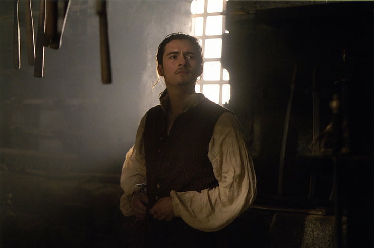 Pirates Of The Caribbean, Pirates Of The Caribbean: The Curse Of The Black Pearl, Orlando Bloom, Will Turner, HD wallpaper