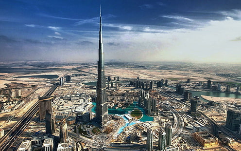 asya, dünya, 1920x1200, Burj Khalifa, dubai, birleşik arap emirlikleri, BAE, HD masaüstü duvar kağıdı HD wallpaper
