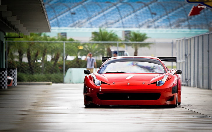 coche, Ferrari, Ferrari 458, coches rojos, vehículo, Fondo de pantalla HD