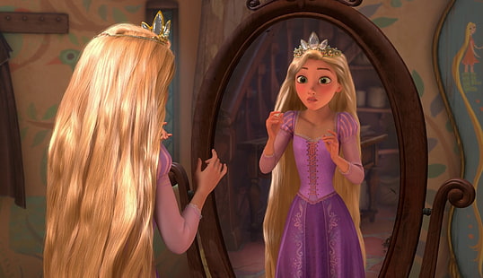 Mandy Moore Disney Company Spiegel verwirrt Rapunzel 1876 x 1080 Unterhaltung Filme HD-Kunst, Mandy Moore, Disney Company, HD-Hintergrundbild HD wallpaper