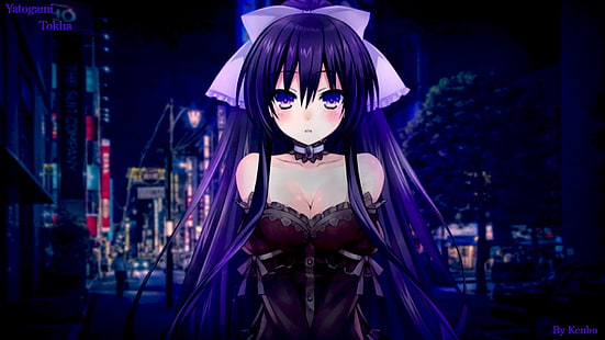 Date A Live, Yatogami Tohka, anime girls, anime, picture-in-picture, HD wallpaper HD wallpaper