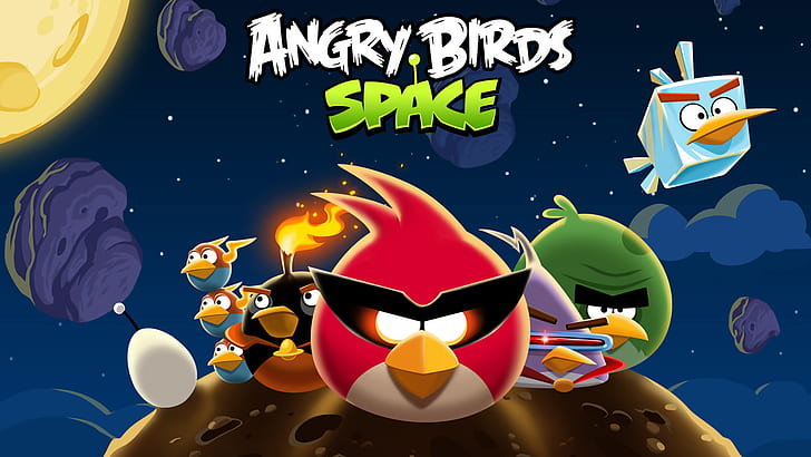 Angry Birds Space Game, space, game, birds, angry, HD wallpaper