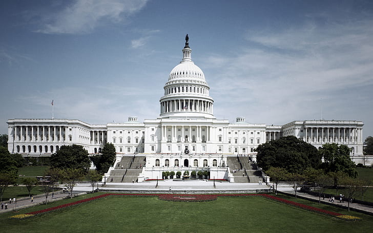 Washington, USA, Capitol, Congress, HD wallpaper