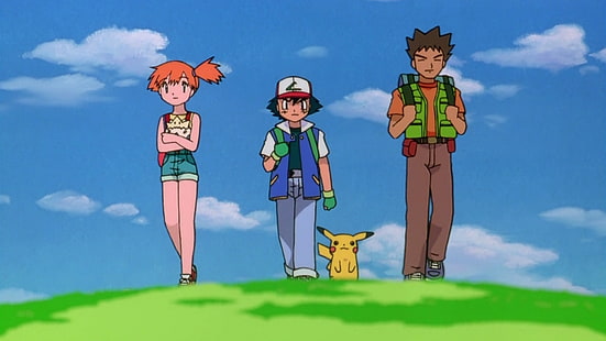 Pokémon, Pokémon 4Ever: Celebi - Voz del bosque, Ash (Pokémon), Brock (Pokémon), Misty (Pokémon), Pikachu, Fondo de pantalla HD HD wallpaper