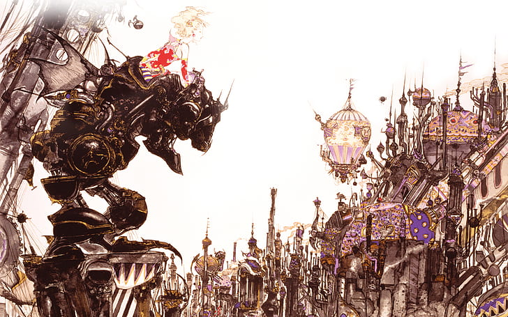 Zeichnen Zusammenfassung Final Fantasy Squaresoft Final Fantasy Yoshitaka Amano HD, Zusammenfassung, Digital / Artwork, Fantasy, Zeichnen, Final, Yoshitaka, Squaresoft, Amano, HD-Hintergrundbild