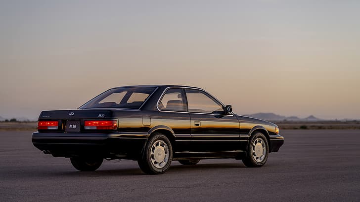 coupe, Infiniti, bok, 1990, dwudrzwiowy, Nissan Leopard, M30, Tapety HD