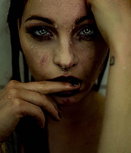 Фишбол Самоубийство, модель, лицо, женщины, HD обои HD wallpaper