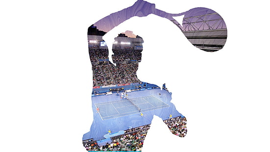 ラファエルナダルオーストラリアオープンテニスバイオレットテニスコート、 HDデスクトップの壁紙 HD wallpaper