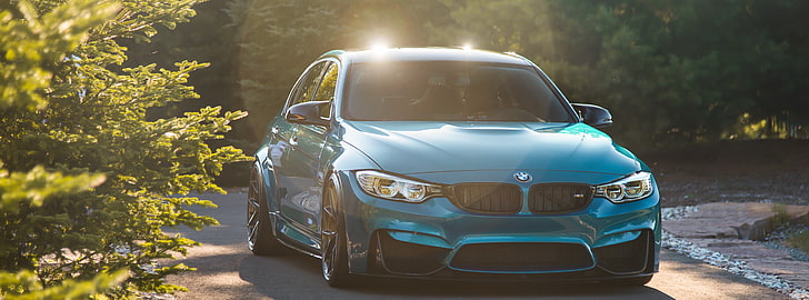 BMW F80 M3 Model Car, berlina BMW blu, automobili, BMW, moderno, tedesco, auto, lusso, veicolo, settore automobilistico, trasporto, BMWcar, Sfondo HD