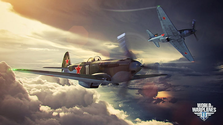 World of Warplanes, samoloty bojowe, samoloty, gry wojenne, gry wideo, Tapety HD