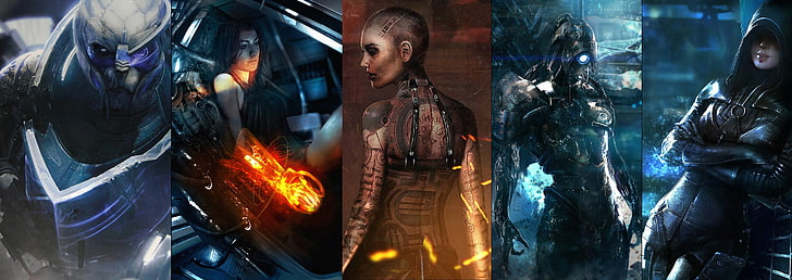 wallpaper karakter permainan, Mass Effect, Wallpaper HD