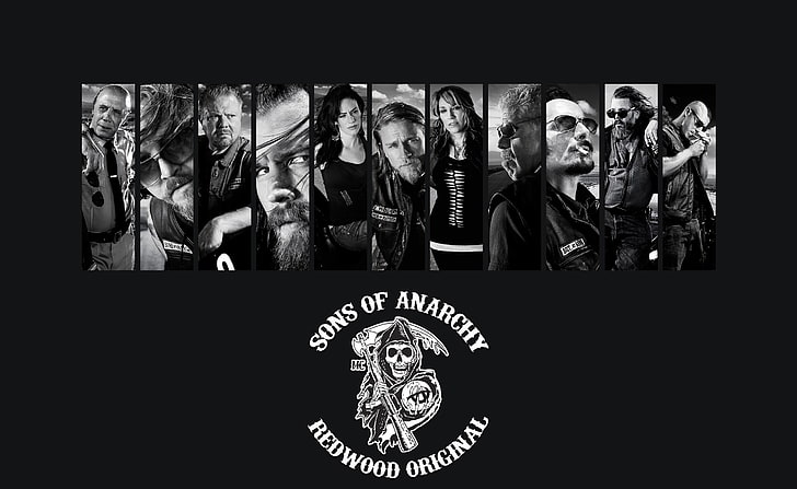 Sons Of Anarchy, logo Sons of Anarchy, Filmy, Inne filmy, Synowie, Anarchia, Tapety HD