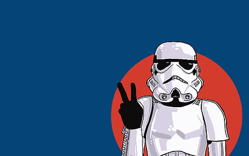 star wars stormtroopers peace v sign 1680x1050  Video Games Star Wars HD Art , Star Wars, Stormtroopers, HD wallpaper HD wallpaper