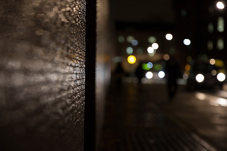 urban, blurred, HD wallpaper