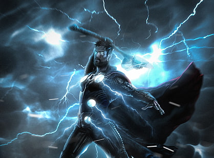 Film, Avengers: Infinity War, Thor, Fond d'écran HD HD wallpaper