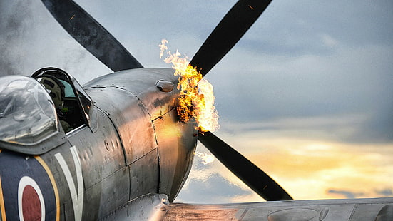 Royal Airforce, Supermarine Spitfire, Militär, Militärflugzeuge, HD-Hintergrundbild HD wallpaper