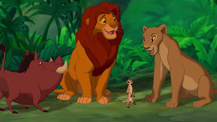 El rey león Pumbaa Timon Simba y Nala Disney fondo de pantalla Hd 1920 × 1080, Fondo de pantalla HD