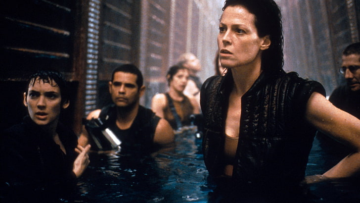 Film, Alien: Kebangkitan, Alien, Ellen Ripley, Sigourney Weaver, Wallpaper HD