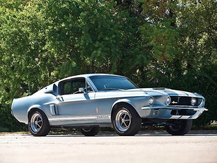 1967, clásico, Ford, GT350, músculo, Mustang, Shelby, Fondo de pantalla HD