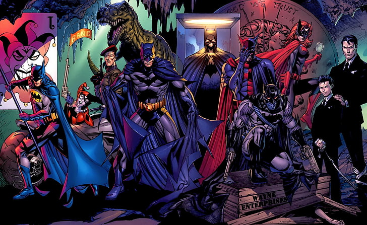 Batman Harley Quinn, tapeta Batmana, Kreskówki, Inni, Batman, Harley, Quinn, Tapety HD