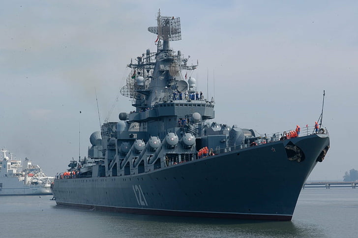 4000x2658, moskva, azul marino, rojo, rusia, ruso, barco, estrella, vehículo, guerra, buque de guerra, Fondo de pantalla HD