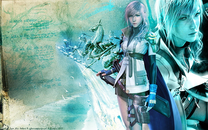 Final Fantasy XIII, Claire Farron, video game, Wallpaper HD