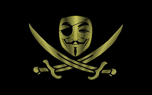 anarchie, anonyme, sombre, pirate informatique, piratage, masque, sadique, vendetta, Fond d'écran HD HD wallpaper