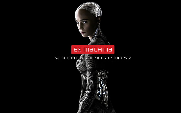 Fondo de pantalla de Ex Machina, Alicia Vikander, Ava, robot, inteligencia artificial, Ex Machina, películas, Fondo de pantalla HD