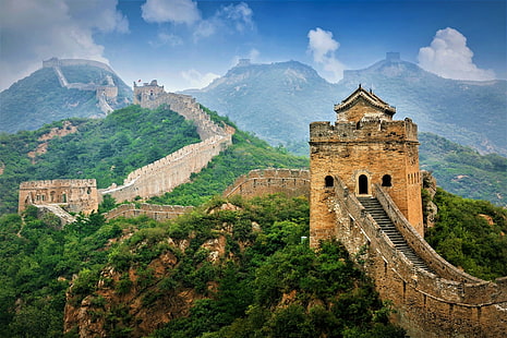 Monumentos, Gran Muralla China, China, Fondo de pantalla HD HD wallpaper