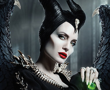 Film, Maleficent: Nyonya Jahat, Angelina Jolie, Maleficent, Wallpaper HD HD wallpaper