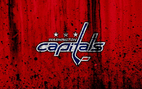 Hockey, Washington Capitals, Emblem, Logo, NHL, HD-Hintergrundbild HD wallpaper