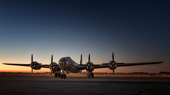 Bombers, Boeing B-29 Superfortress, Air Force, Aircraft, Airplane, Bomber, Military, Warplane, HD wallpaper HD wallpaper