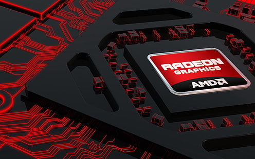 AMD Radeon Grafikkarte, Board, Karte, Computer, HD-Hintergrundbild HD wallpaper