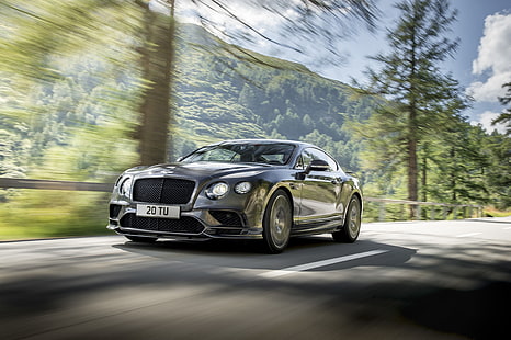 4K, 2018, Bentley Continental GT Supersports, Tapety HD HD wallpaper