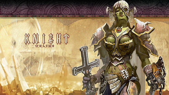 Cavaleiro Online, Orcs, guerreiro, HD papel de parede HD wallpaper