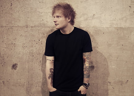 Musik, Ed Sheeran, engelska, sångare, tatuering, HD tapet HD wallpaper