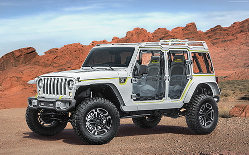 Konzept, SUV, Jeep Safari, Jeep Wrangler, HD-Hintergrundbild HD wallpaper