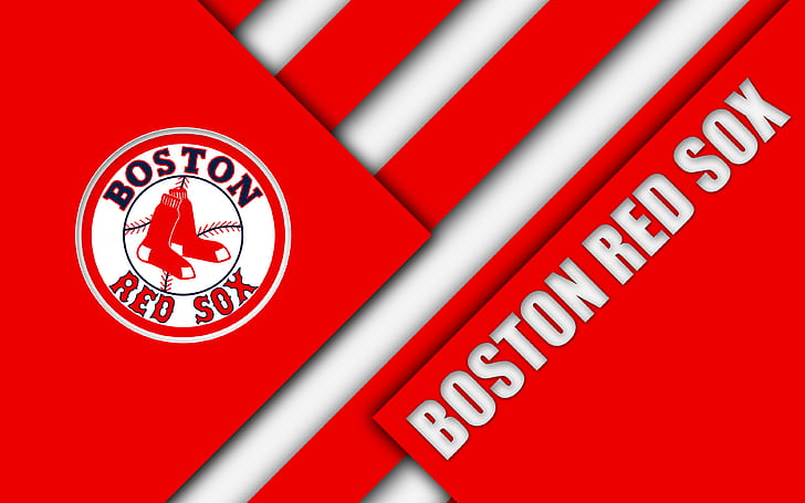 Baseball, Boston Red Sox, Logo, MLB, HD wallpaper
