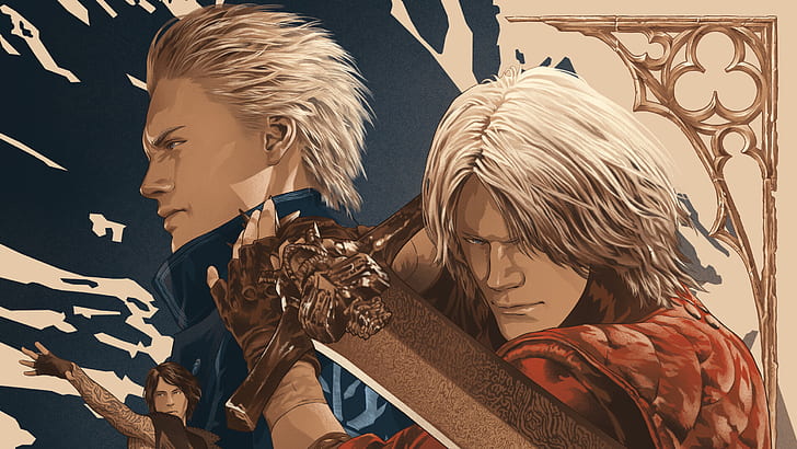 Devil May Cry, Devil May Cry 5, Dante (Devil May Cry), Vergil (Devil May Cry), Tapety HD
