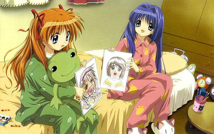 Anime, Anime Girls, Kanon, Minase Nayuki, Sawatari Makoto, HD-Hintergrundbild