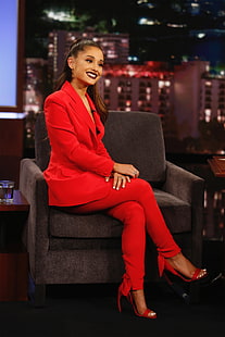 Ariana Grande, wanita, sepatu hak tinggi merah, Wallpaper HD HD wallpaper