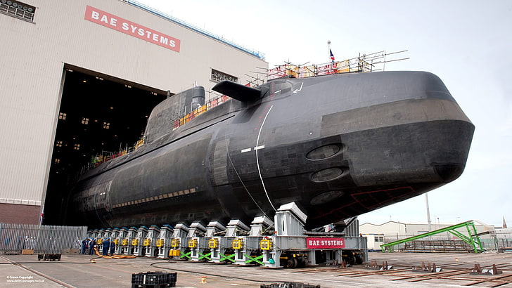 подводная лодка, ВМС Великобритании, подводная лодка класса Astute, BAE Systems Bofors, HD обои