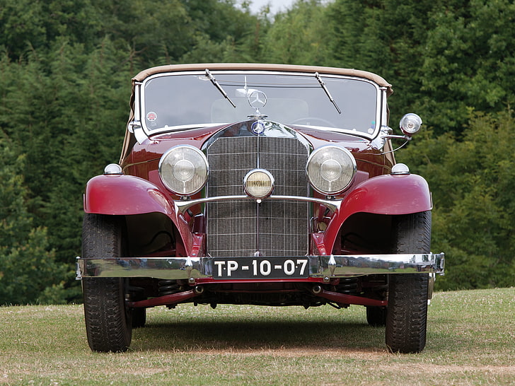 1933, 380, benz, mercedes, retro, roadster, sport, w22, Sfondo HD