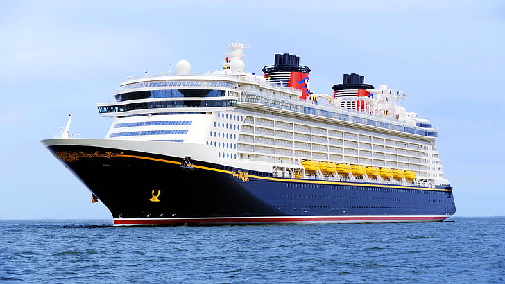 cruise ship, passenger ship, ship, ocean liner, disney cruise line, watercraft, disney, ferry, HD wallpaper