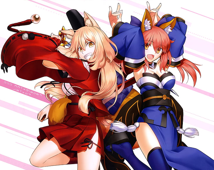 Animal Ears, Caster (Fate Extra), Fate Extra, Fate Extra CCC, Fate Series, HD wallpaper