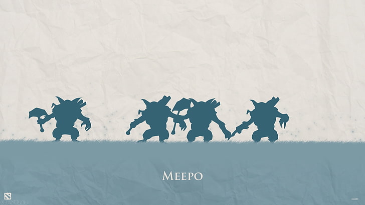 Meepo wallpaper, dota 2, meepo, guide, heroes, trade, stream, HD wallpaper