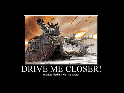 drive me closer! screenshot, Humor, Funny, Warhammer 40k, HD wallpaper HD wallpaper