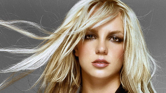 Бритни Спирс, лицо, глаза, блондинка, волосы, Бритни Спирс, лицо, глаза, блондинка, волосы, HD обои HD wallpaper